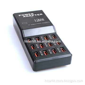 12-Port Hi-Speed Multi Charger USB Hub General Switches For smart phone